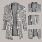 Asenet | Elegante Sequin Cardigan – Glamour voor Elke Gelegenheid
