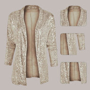 Asenet | Elegante Sequin Cardigan – Glamour voor Elke Gelegenheid
