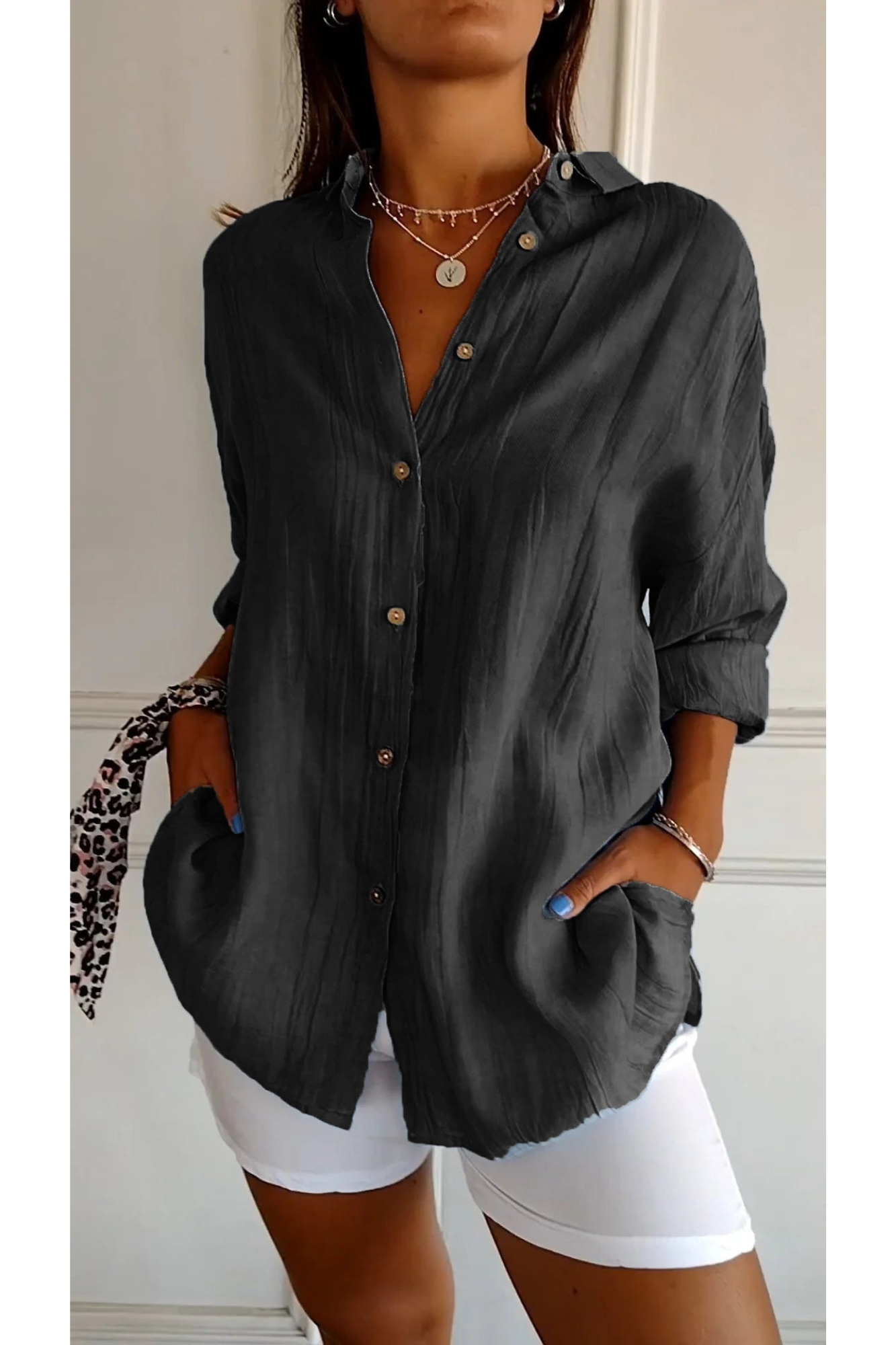 Valentina Shirt | Comfortabel Dames Shirt met Elegante Pasvorm en Ademend Materiaal