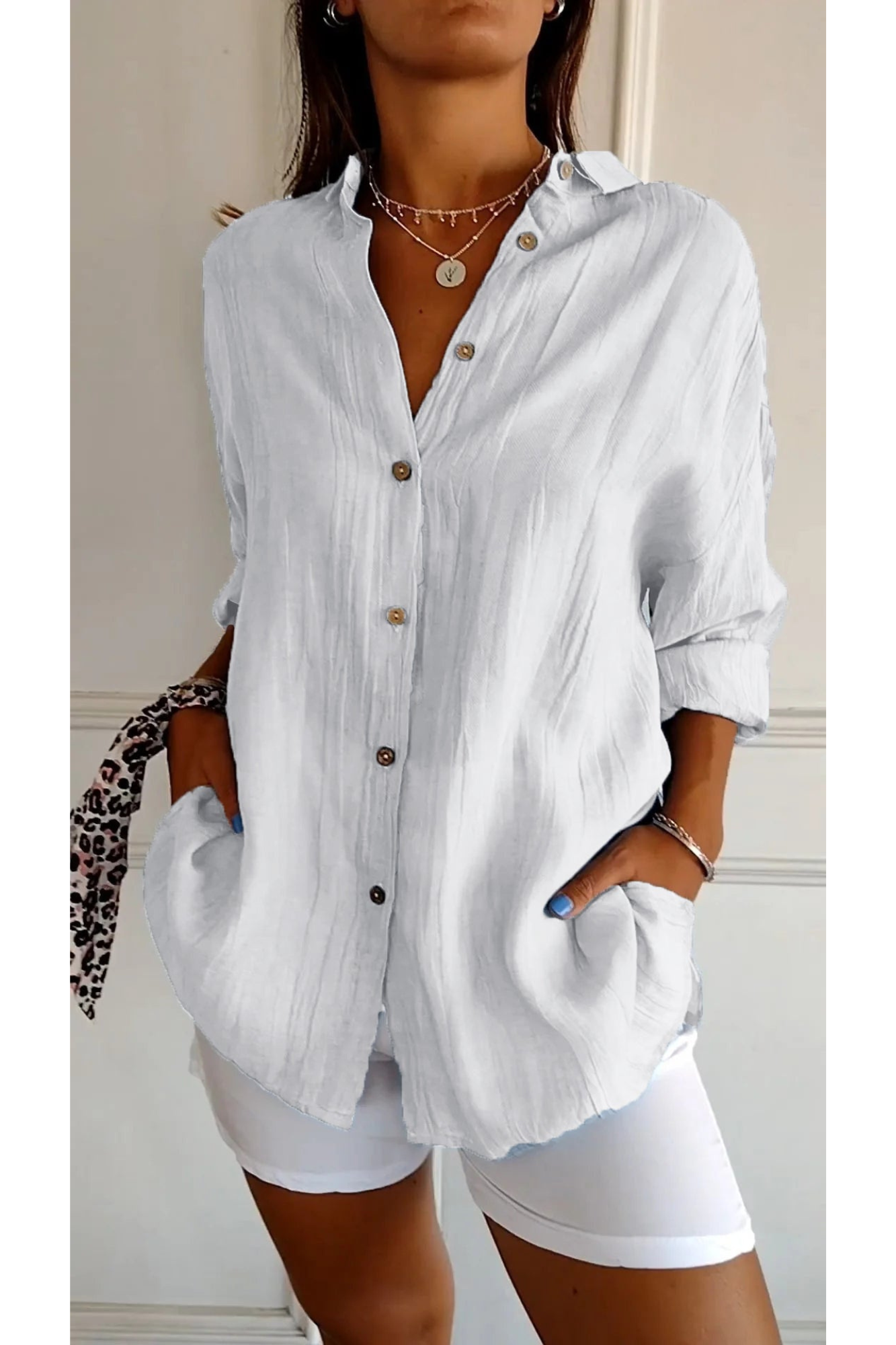 Valentina Shirt | Comfortabel Dames Shirt met Elegante Pasvorm en Ademend Materiaal