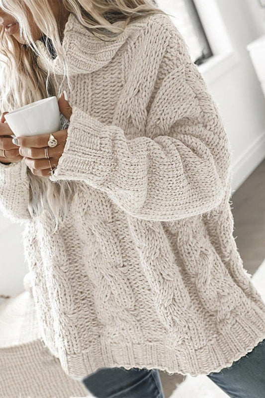 Alessia Sweater | Knusse Gebreide Trui met Halve Rolhals en Tijdloze Elegantie