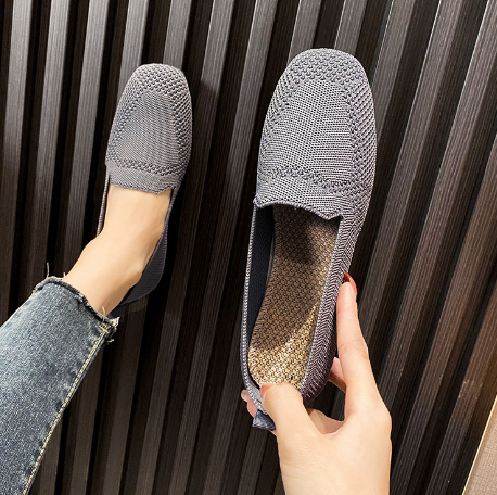 Alina Instappers | Ademend Mesh Slip-On Loafers met Flexibele Pasvorm voor Dames