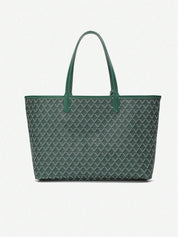 Dames Tote Bag PVC Groot Lichtgewicht Schoudertas - Roze / Grijs / Blauw - Maelen