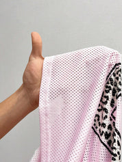 Oversized Jersey Shirt met Dierenprint – Sportief, Trendy & Klaar voor Streetstyle - Isabelle Moretti