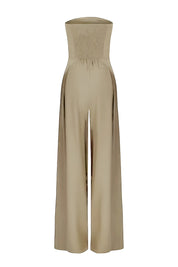 Strapless Palazzo Jumpsuit voor Dames – Elegante Wijde Jumpsuit voor Feest & Avondlook | Alessia Vanzetti