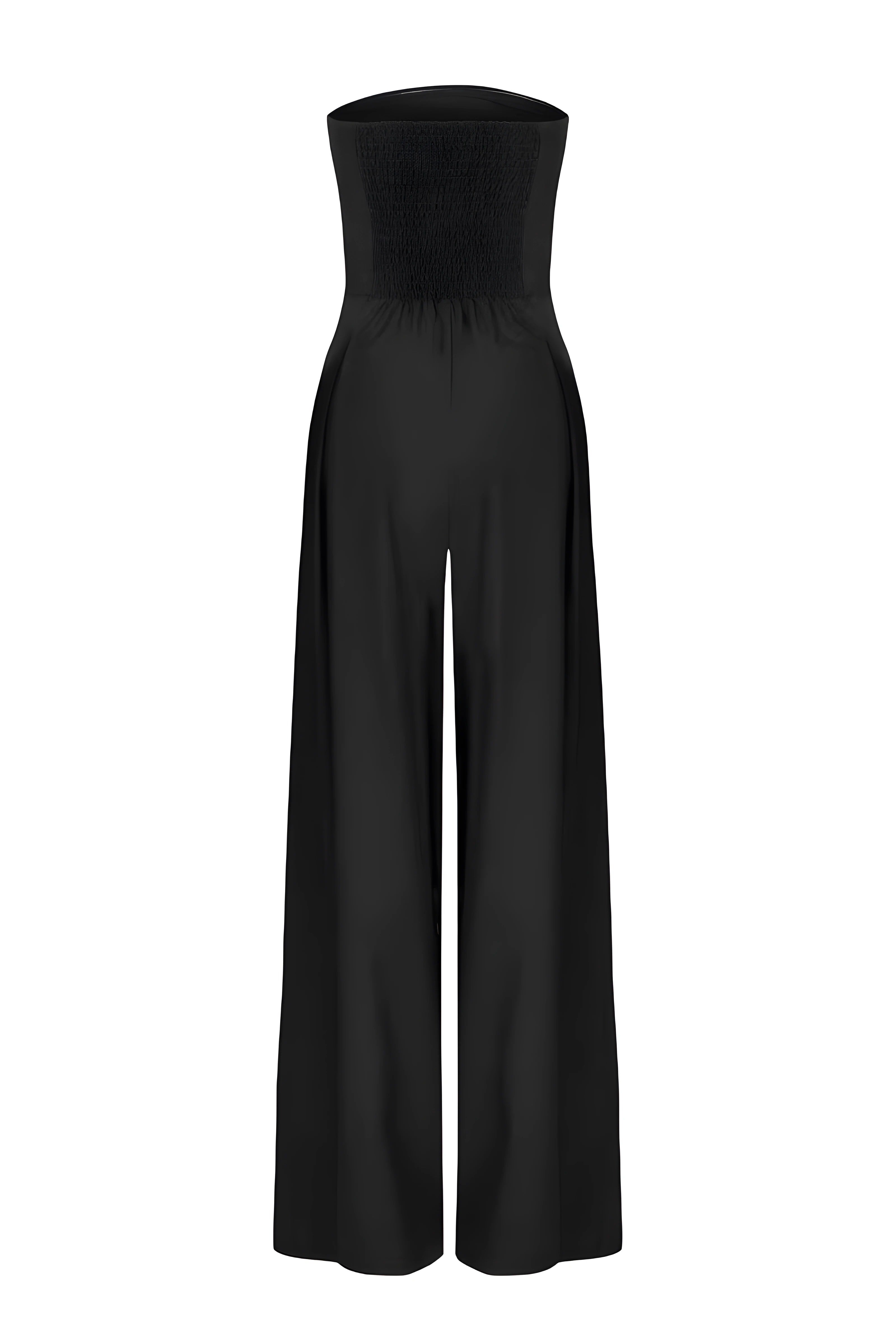 Strapless Palazzo Jumpsuit voor Dames – Elegante Wijde Jumpsuit voor Feest & Avondlook | Alessia Vanzetti
