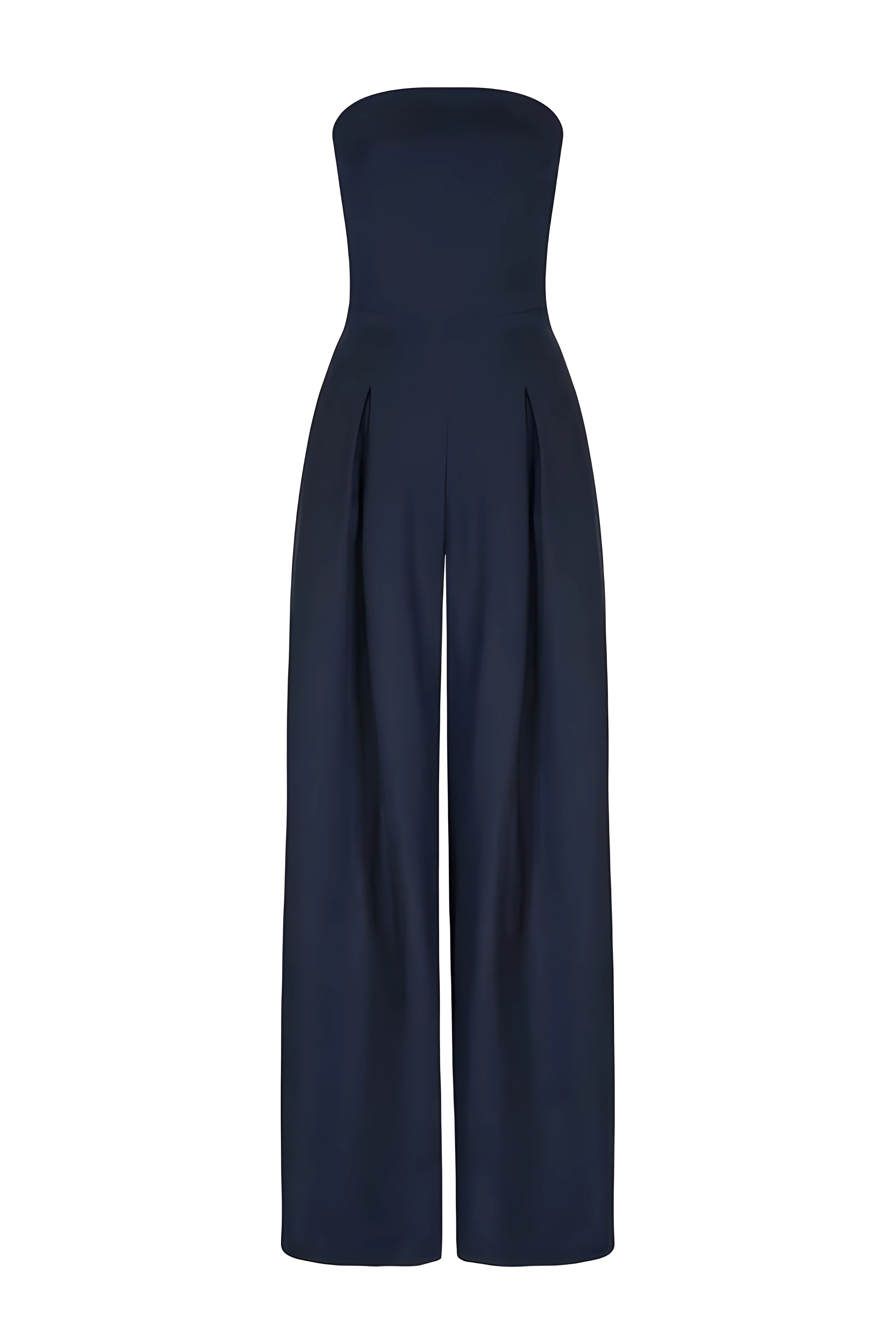 Strapless Palazzo Jumpsuit voor Dames – Elegante Wijde Jumpsuit voor Feest & Avondlook | Alessia Vanzetti