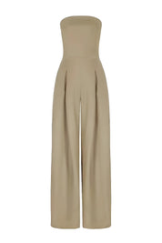 Strapless Palazzo Jumpsuit voor Dames – Elegante Wijde Jumpsuit voor Feest & Avondlook | Alessia Vanzetti