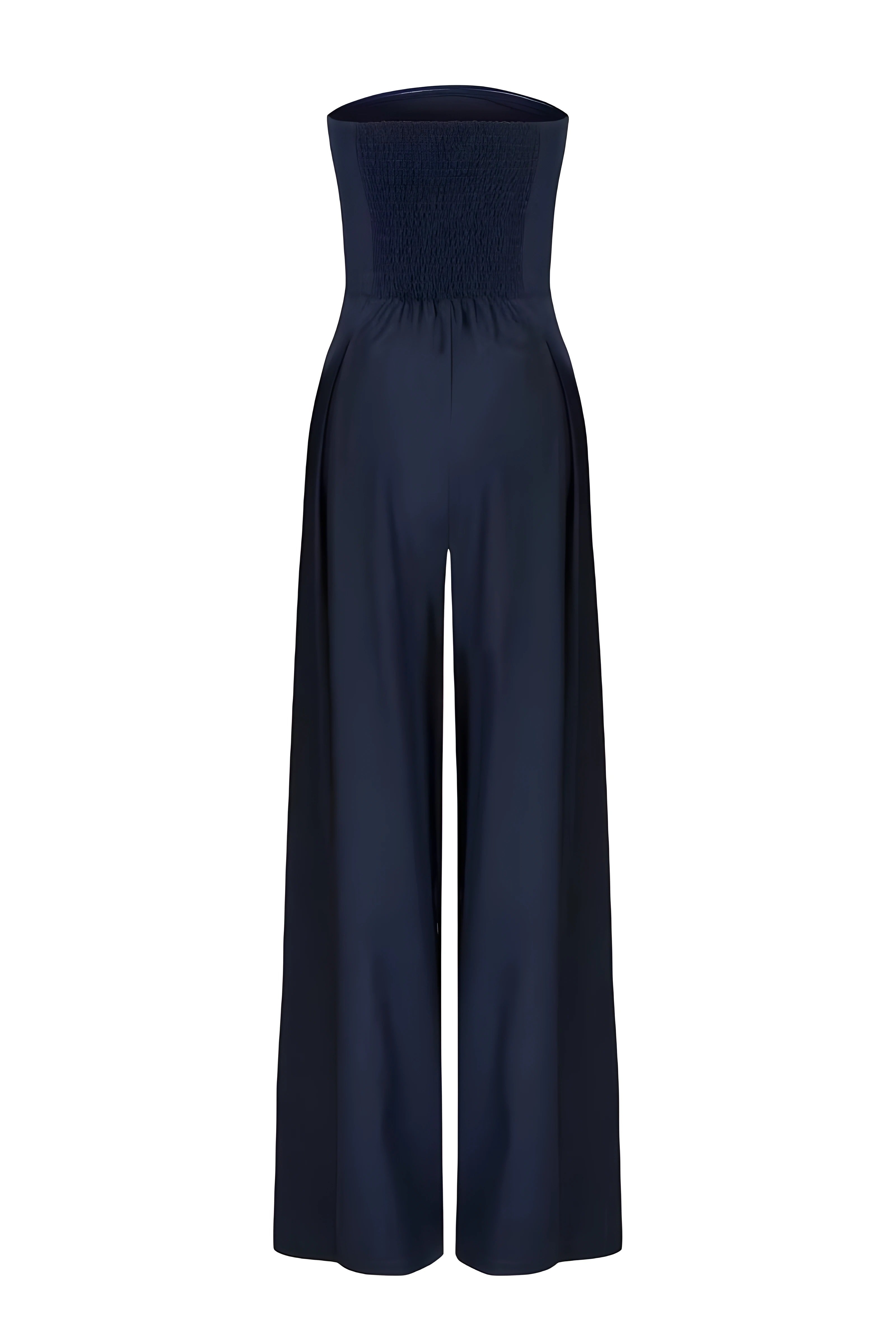 Strapless Palazzo Jumpsuit voor Dames – Elegante Wijde Jumpsuit voor Feest & Avondlook | Alessia Vanzetti