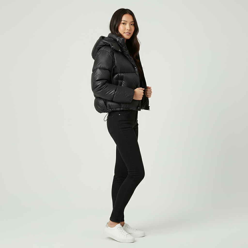 Dames Pufferjas met Capuchon – Licht & Warm | Alessia Conti