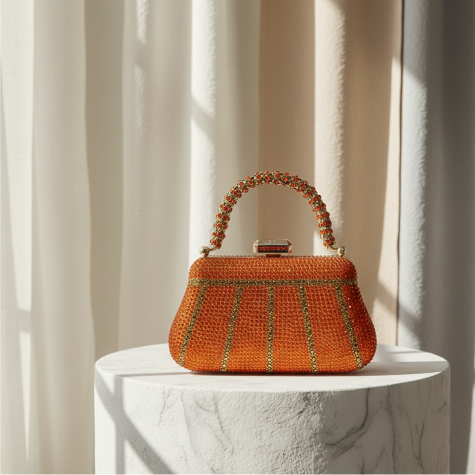 Dames Avondtasje met Handvat | Valentina Orsini