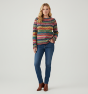 Kleurrijke Trui voor Dames – Vrolijk & Zacht | Gianna Valerio