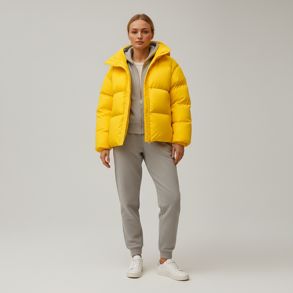 Lichtgewicht Gewatteerde Jas Dames met Capuchon – Waterafstotend & Stijlvol | Lucia Moretti