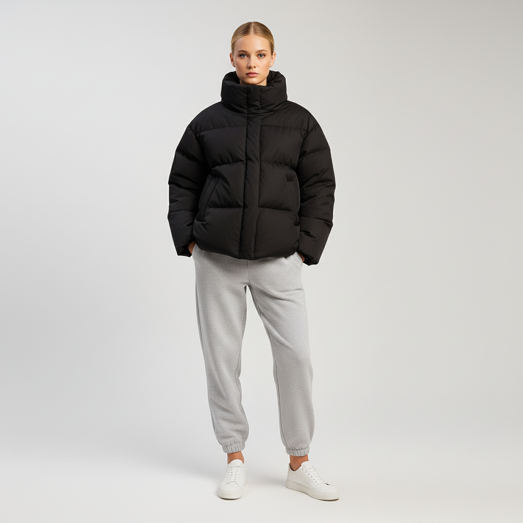 Lichtgewicht Gewatteerde Jas Dames met Capuchon – Waterafstotend & Stijlvol | Lucia Moretti