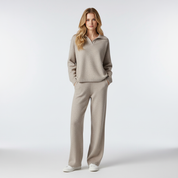 Dames Gebreide Two Piece Set met Polokraag | Chiara Valentini