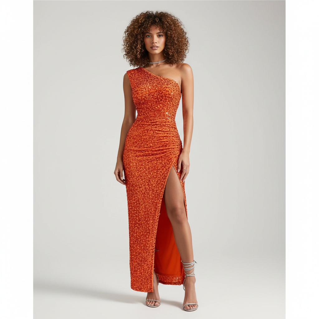 Glitter Avondjurk voor Dames – Elegante Sprankelende Lange Jurk | Alessandra Vieri