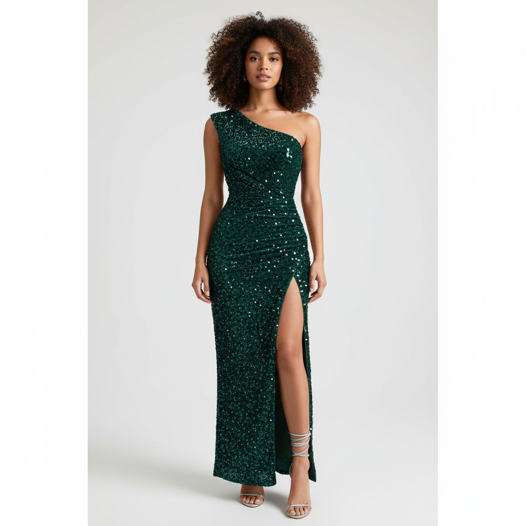 Glitter Avondjurk voor Dames – Elegante Sprankelende Lange Jurk | Alessandra Vieri