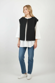 Dames Gebreid Vest Wolmix – Luxe, Warm & Oversized Pasvorm | Francesca Bianchi