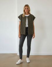 Dames Gebreid Vest Wolmix – Luxe, Warm & Oversized Pasvorm | Francesca Bianchi