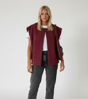 Dames Gebreid Vest Wolmix – Luxe, Warm & Oversized Pasvorm | Francesca Bianchi