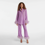 Luxe Glitter Set Dames – Glitter Set Met Veren In Wijnrood, Lichtgroen, Paars, Donkergroen En Beige | Livia Bellucci