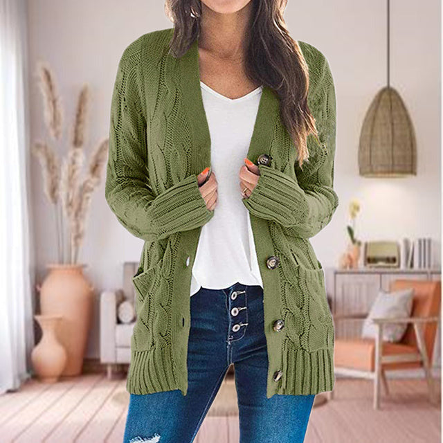 Azalea | Gebreide Cardigan met Tijdloze Stijl en Comfort