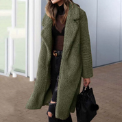 Noor Winterjas | Warme Lange Jas voor Dames met Hoge Kraag en Zachte Voering