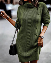 Giulia Jurk | Gebreide Herfstjurk voor Dames met Elegante Pasvorm