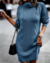 Giulia Jurk | Gebreide Herfstjurk voor Dames met Elegante Pasvorm