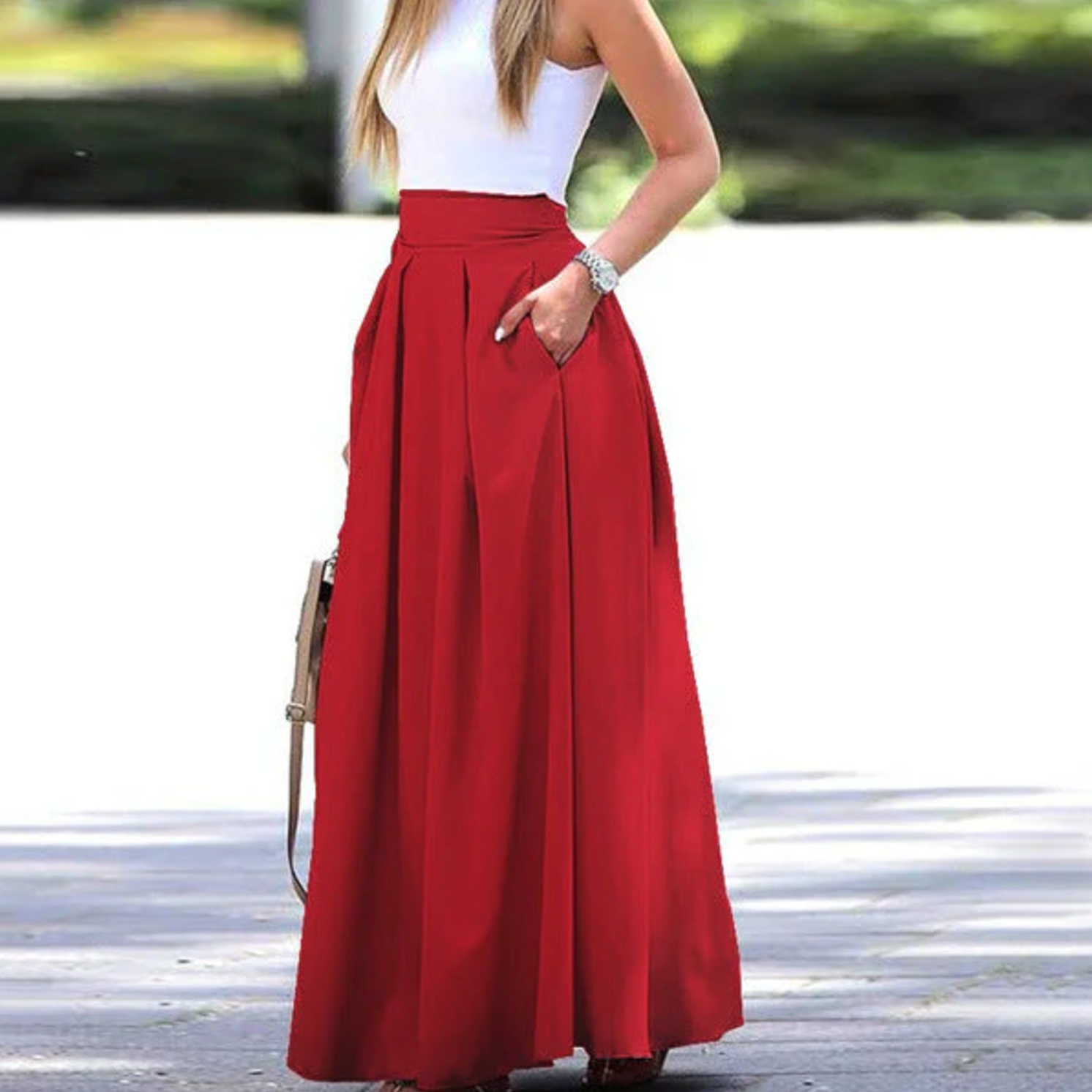 Artykey Lange winterrok voor dames, hoge taille, elegant, gebreid, warme elastische taille, maxi plooirok, Zwart 3, XL Artykey Lange winterrok voor dames, hoge taille, elegant, gebreid, warme elastische taille, maxi plooirok, Zwart 3, XL