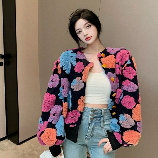 Barle | Elegante Gebreide Cardigan met Bloemenborduurwerk en Zachte Wolblend