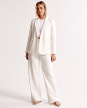 Bianca Hoge taille pantalon dames – geplooide pantalon met elegante tapered fit