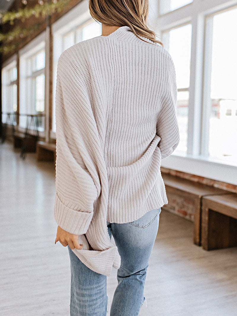 Rosa Vest | Oversized Damesvest in Retro Stijl zonder Sluiting