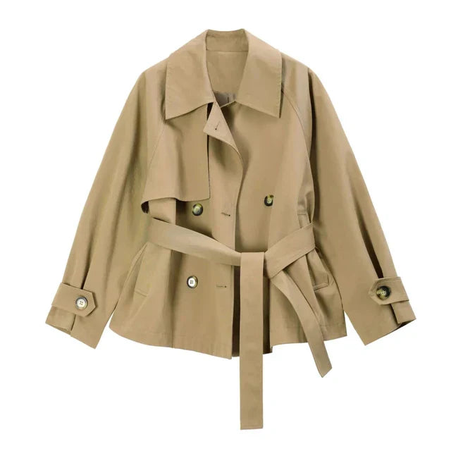 Giulietta Trenchcoat | Waterafstotende Damesjas met Ceintuur en Klassieke Look