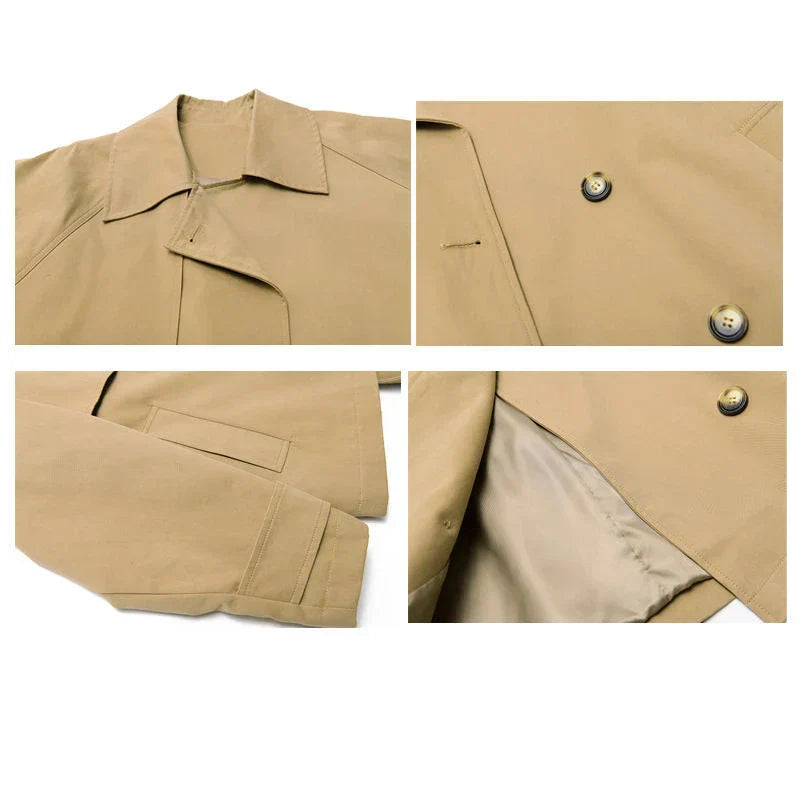 Giulietta Trenchcoat | Waterafstotende Damesjas met Ceintuur en Klassieke Look