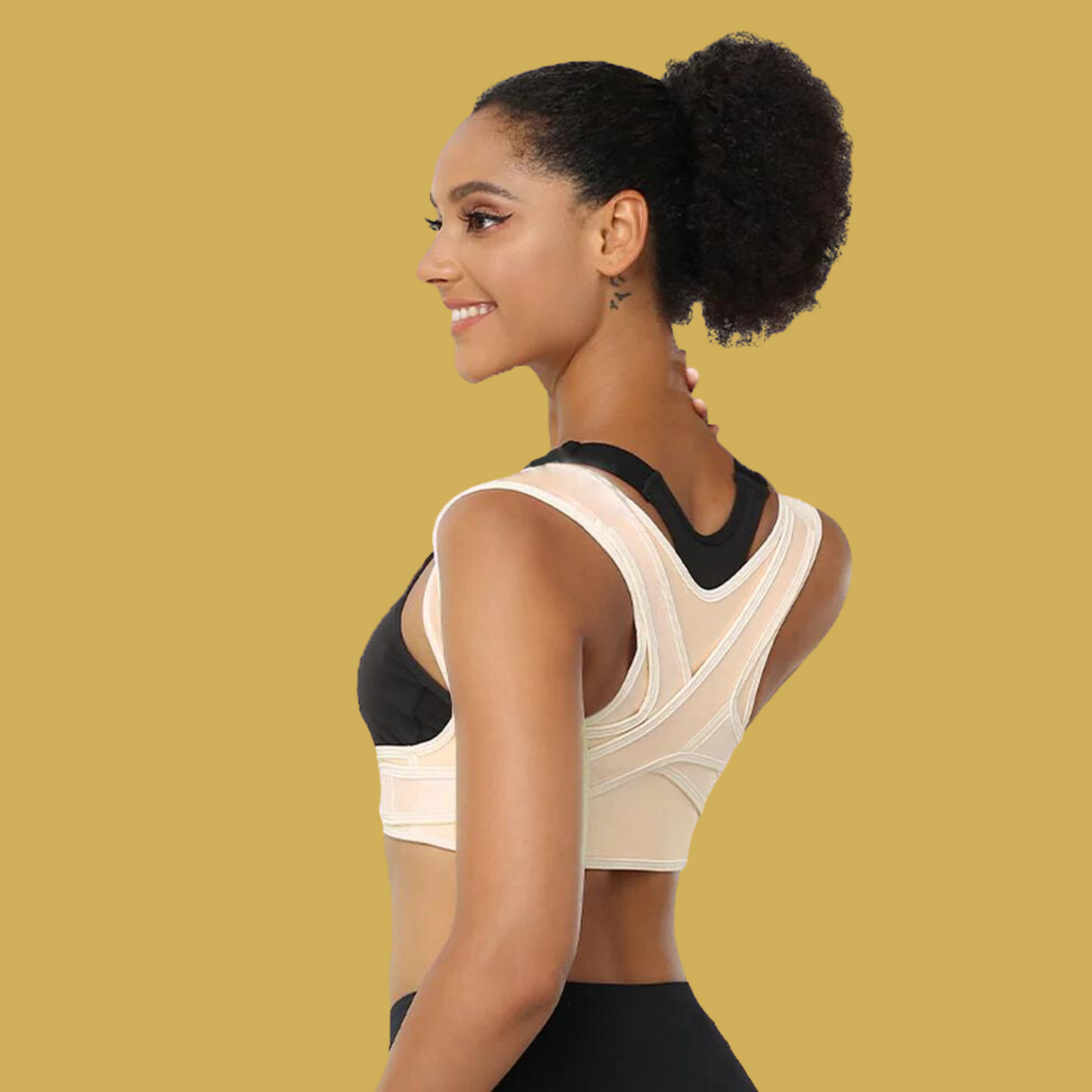 Chiara Houdingscorrector | Discrete Rugbrace voor Betere Houding en Nekverlichting