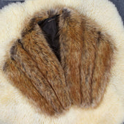 Ariana Faux Fur Cape | Elegant Dames Cape van Zacht Imitatiebont voor Feestelijke Gelegenheden