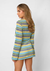 Adeline Set | Gehaakte Tweedelige Zomerset met Cropped Top en Minirok