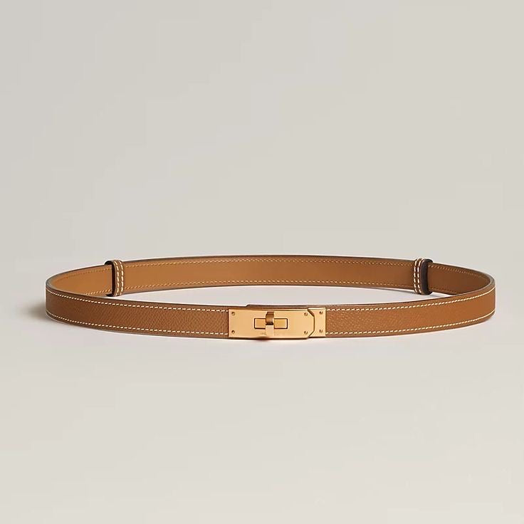 Duclia | Stijlvol Luxe Dames Riem met Gouden Gesp - Smal, Elegant en Veelzijdig - Bruin / Zwart / Nude
