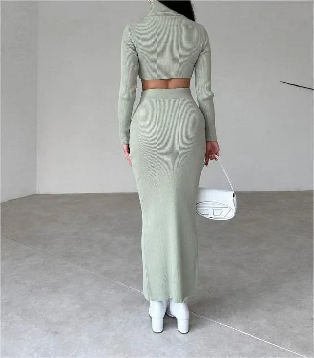 Bianca Set | Chique Dames Set met Coltrui en Elegante Rok