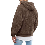 Arvid Hoodie | Fluffy Teddy Herenhoodie met Zachte Voering en Ontspannen Pasvorm