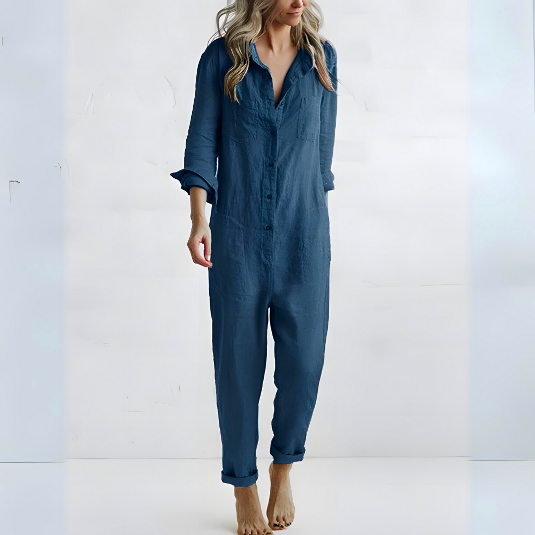 Ada Jumpsuit | Elegante Jumpsuit met Flatterende Pasvorm en Minimalistisch Design