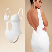 Bodysuit Dames met Open Rug en Naadloze Pasvorm voor onder Rugvrije Kleding - Elisa Conti