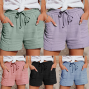 Syan Shorts | Luchtige Katoenen Dames Short met Zakken en Comfort Fit
