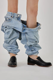 Dames Loafers Minimalistisch Puntige Neus Plat Strakke Lijn Casual Dagelijks - Zwart - Maelen