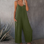 Anika Jumpsuit | Mouwloze Basic Jumpsuit met Stretch en Comfortabele Pasvorm