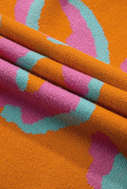 Luna Trui | Levendige Luipaardprint Colorblock Trui voor dames