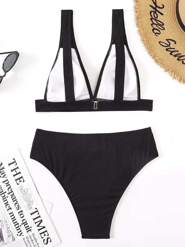 Valentina Bikini | Elegante Push-Up Bikini-Set met Prachtige Pasvorm door hoge taille