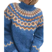 Cassandra Trui | Vintage Pullover met Klassiek Patroon en Zachte Textuur