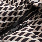 Valentina Gewatteerde donsjas dames met ceintuur – warme lange puffer jas voor de winter